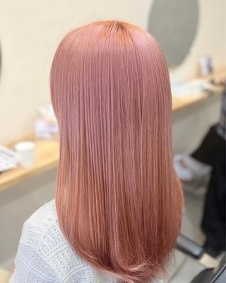 ロング カラー 🎀透明感カラー /ケアブリーチ🎀のヘアスタイル