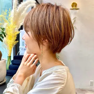 ショート カラー ショート上手い人/ 銀座/なかじのヘアスタイル