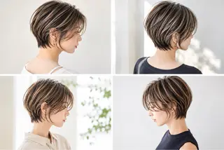 ショート カラー ヘアアレンジ WE  BE PARSLEY3のヘアスタイル