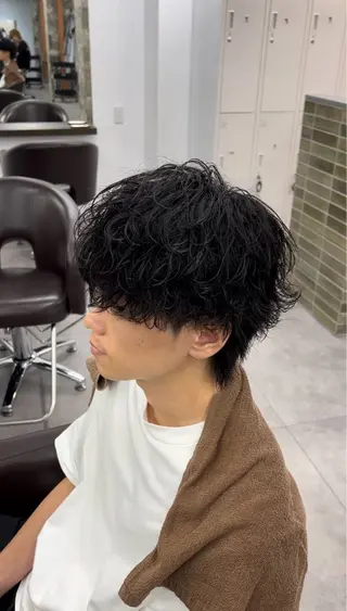 ショート メンズ 山口 琢也のヘアスタイル