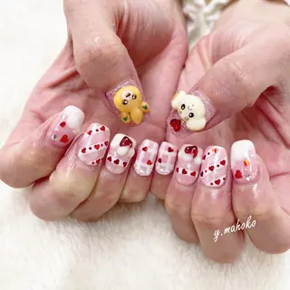 ネイル パラジェル有/ 長さだし/mahoのネイルデザイン