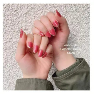 ミディアム ネイル 🐾enen style 🐾のネイルデザイン