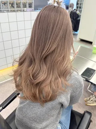 ロング カラー 似合わせ×ハイトーン ブリーチカラー/大雅のヘアスタイル