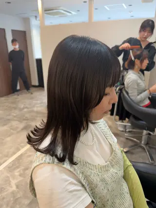 ミディアム miu ❤︎レディー スモデル募集🌙のヘアスタイル