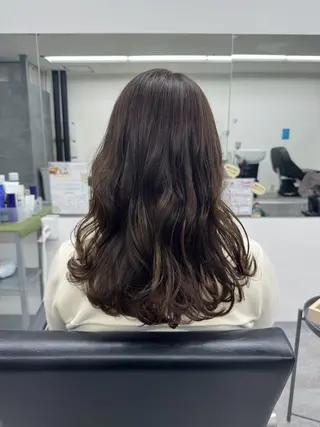 セミロング 髪質改善メニュー 長井 美佐子のヘアスタイル