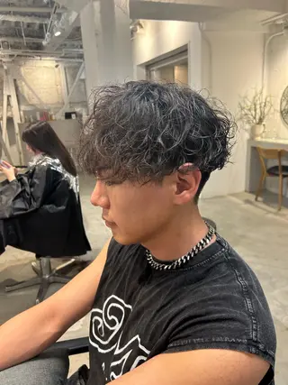 パーマ メンズ清潔感のプロ 💈メンズパーマ藤田のヘアスタイル