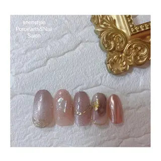 ミディアム ネイル 🐾enen style 🐾のネイルデザイン