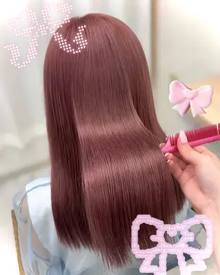 セミロング カラー 河合 愛実のヘアスタイル