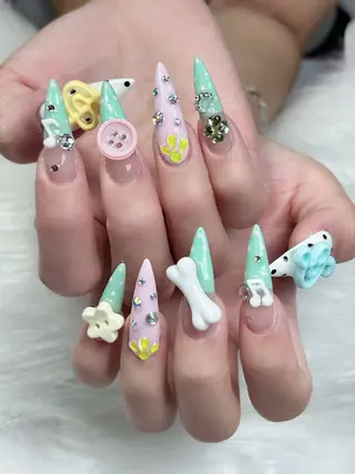 ネイル サリー ネイル　ラボのネイルデザイン
