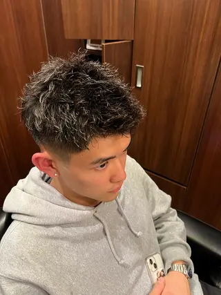 ショート メンズ 長野 風人のヘアスタイル