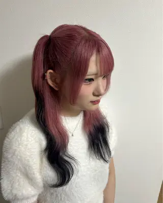 カラー ま あのヘアスタイル