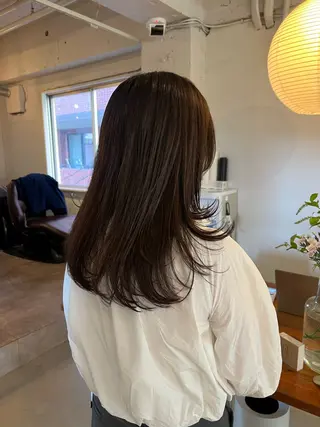 セミロング 北見 桃夏のヘアスタイル