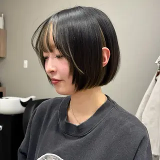 ショート 透明感🍨レイヤー ヘアセット/miyuのヘアスタイル