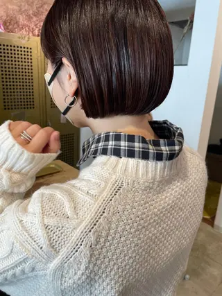 ショート ayane⭐️ボブ・ ショート・パーマのヘアスタイル