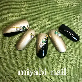ネイル miyabi nail 桂川駅近くのネイルデザイン