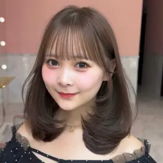 ミディアム 【LOUIS】 manaca🎀のヘアスタイル