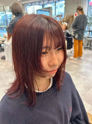 ミディアム ショート・ボブ 🌈chinaのヘアスタイル