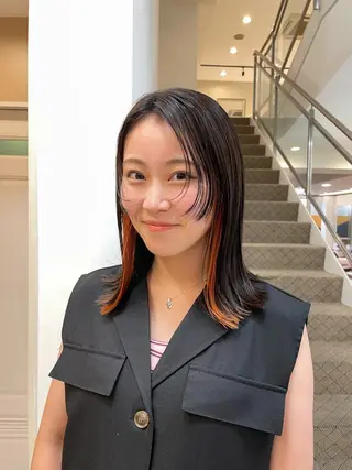 ミディアム 櫻間 彩心のヘアスタイル