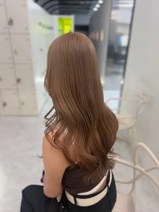 ロング カラー ヘアアレンジ 透明感カラー🎀艶髪 Anju/渋谷🎀のヘアスタイル