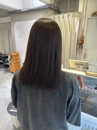 ミディアム カラー 【女性指名No.1】 西口直子のヘアスタイル