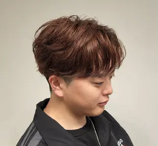 ショート パーマ カラー メンズ 【イケメン風パーマ】 SHOFYのヘアスタイル
