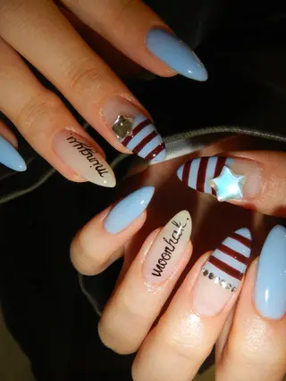 ネイル SHELLTOKYO 💜Kazamakiのネイルデザイン