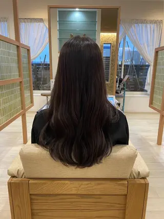 ロング être 加藤 悠花のヘアスタイル