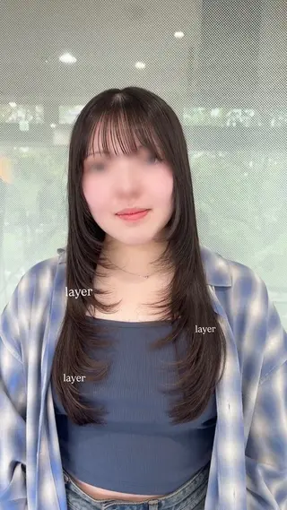 ロング 坂本奈都美/Jr.s 🎀のヘアスタイル