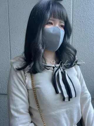 セミロング カラー カラーパティシエ facce🌼ikoのヘアスタイル