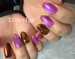 ネイル 12 designのネイルデザイン