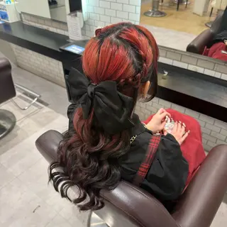 ロング ヘアアレンジ 🎀ヘアアレンジ 🎀ななみのヘアスタイル