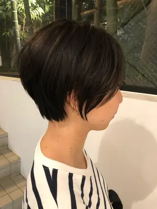 ショート すきバサミを使わない カット✂️✨郡司泰之のヘアスタイル