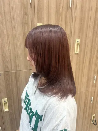 ミディアム カラー 髪質改善 × 高発色 color/Runoのヘアスタイル