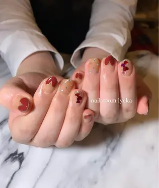 ネイル ネイルルームリッカ 𝐦𝐚𝐲𝐮のネイルデザイン