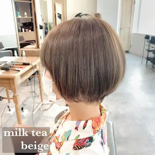 ショート カラー navile原宿 yumaのヘアスタイル
