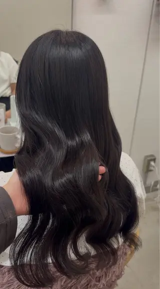 セミロング カラー 🌼花屋併設🌼 木下奈々望のヘアスタイル