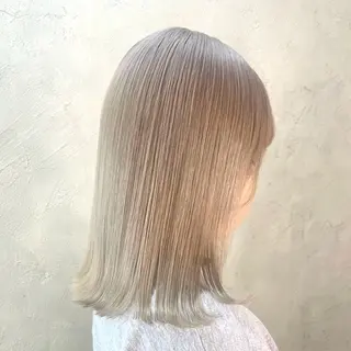 ミディアム カラー 🕊️カズヤ/ ハイトーン🕊️のヘアスタイル