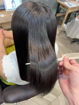 ロング 縮毛矯正練習 モデル募集✨️NOAのヘアスタイル