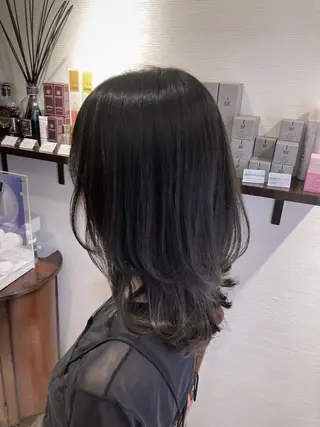 ミディアム カラー ヘアアレンジ 🌟東銀座マンツーマ ン🌟タカナシのヘアスタイル