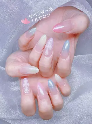 ネイル ラベンダー💖日暮里 ルル💖ネイルのネイルデザイン