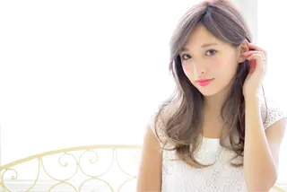 セミロング カラー 中田 敏明のヘアスタイル