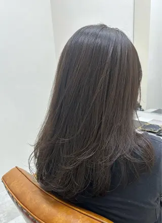 セミロング カラー 艶カラー吉祥寺🌸 KAZUEのヘアスタイル