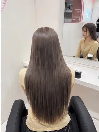 ロング カラー 🤍韓国大人っぽ ベージュMAI🤍のヘアスタイル