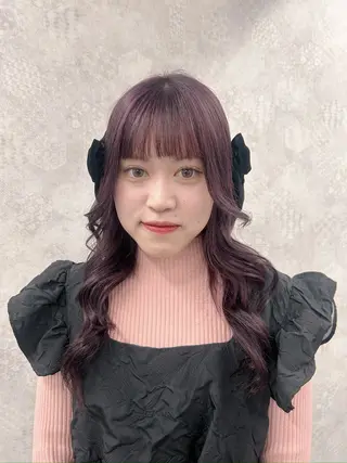 ロング カラー ヘアアレンジ 💕ブリーチ/ヘアメ 🎀YUUKAのその他イメージ