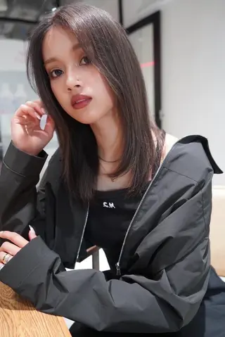 セミロング カラー ANGELICA JR和歌山店のヘアスタイル