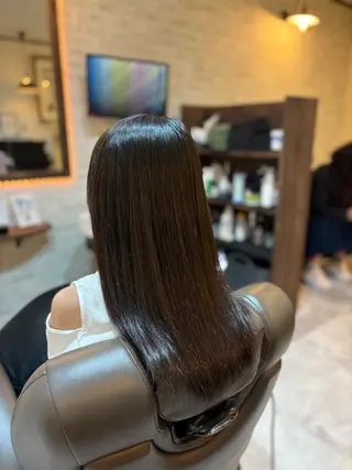 セミロング ツヤ髪専門美容師 桑原 和誠のヘアスタイル