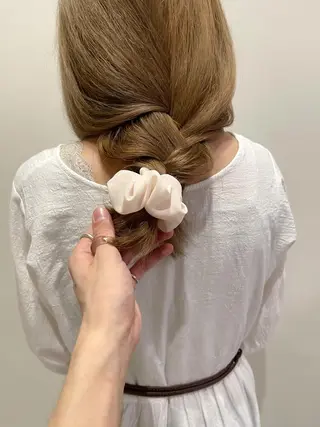 ミディアム 清水 亮太／赤み消しカラーのヘアスタイル