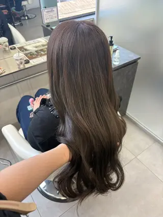 ロング カラー 透明感カラー×顔周り mizuki🫧のヘアスタイル