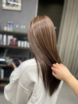 ロング 鈴木 七海のヘアスタイル