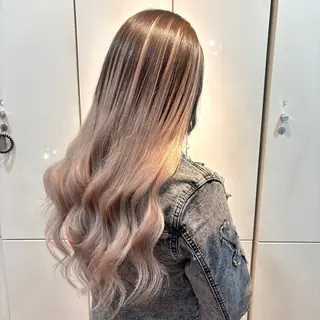 ロング 横浜シールエクステ 韓国エクステみさきのヘアスタイル